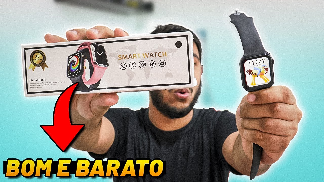 X8 Pro Max: o MELHOR smartwatch BOM e BARATO para quem quer entrar nesse mundo? (unboxing e review)