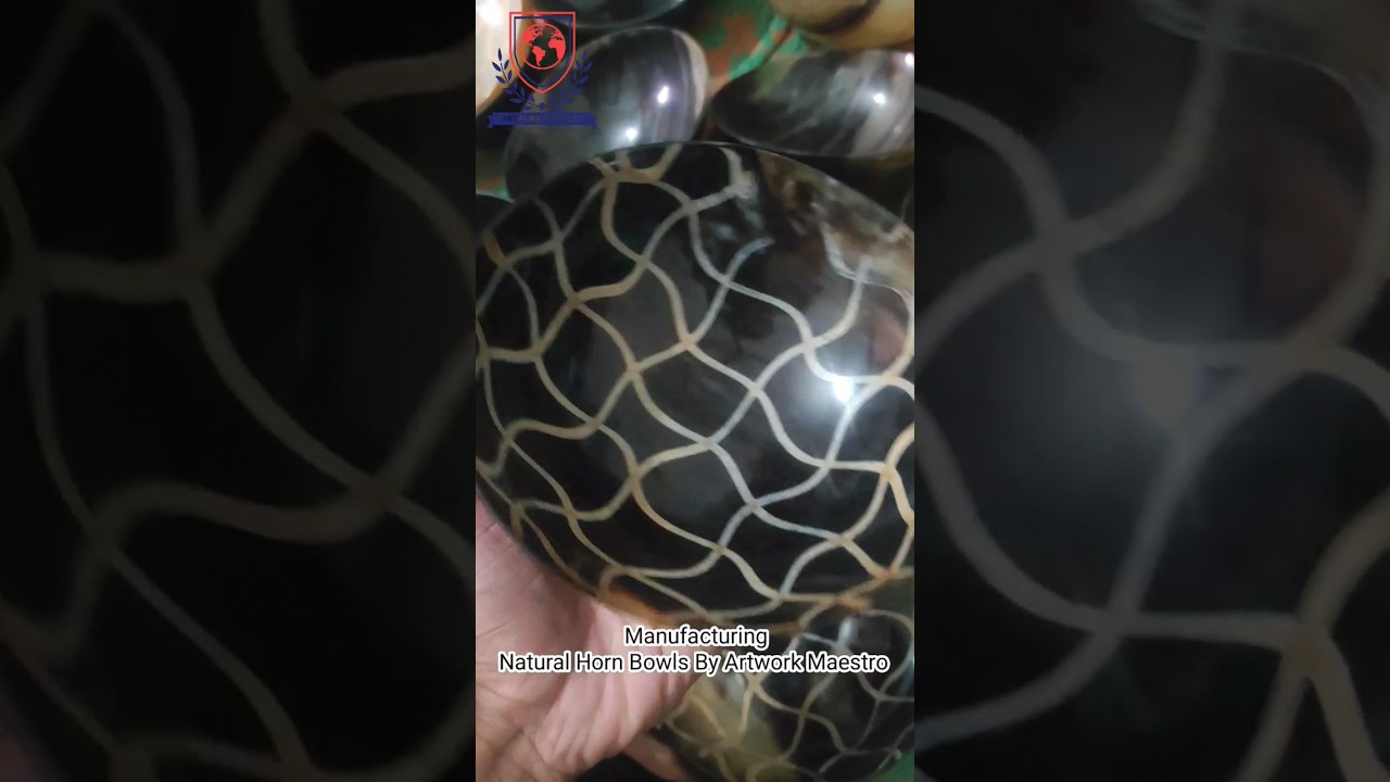HORN BOWLS MANUFACTURING || Artwork Maestro || NATURAL HORN || FACTORY || WHOLESALE #kitchengadgets