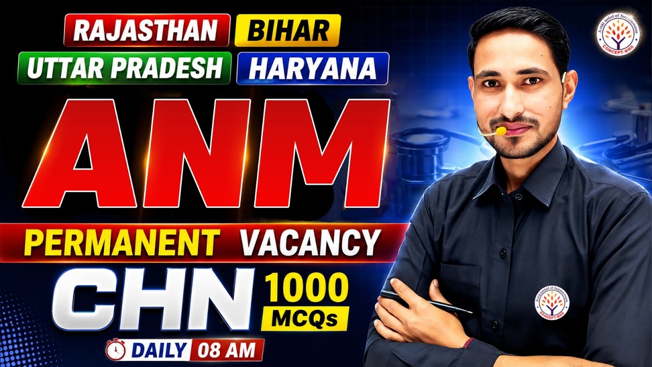Rajasthan & Bihar ANM Classes 2026 | CHN Top 1000 MCQ's #175 | ANM Nursing Classes| ANM 2026| KK Sir