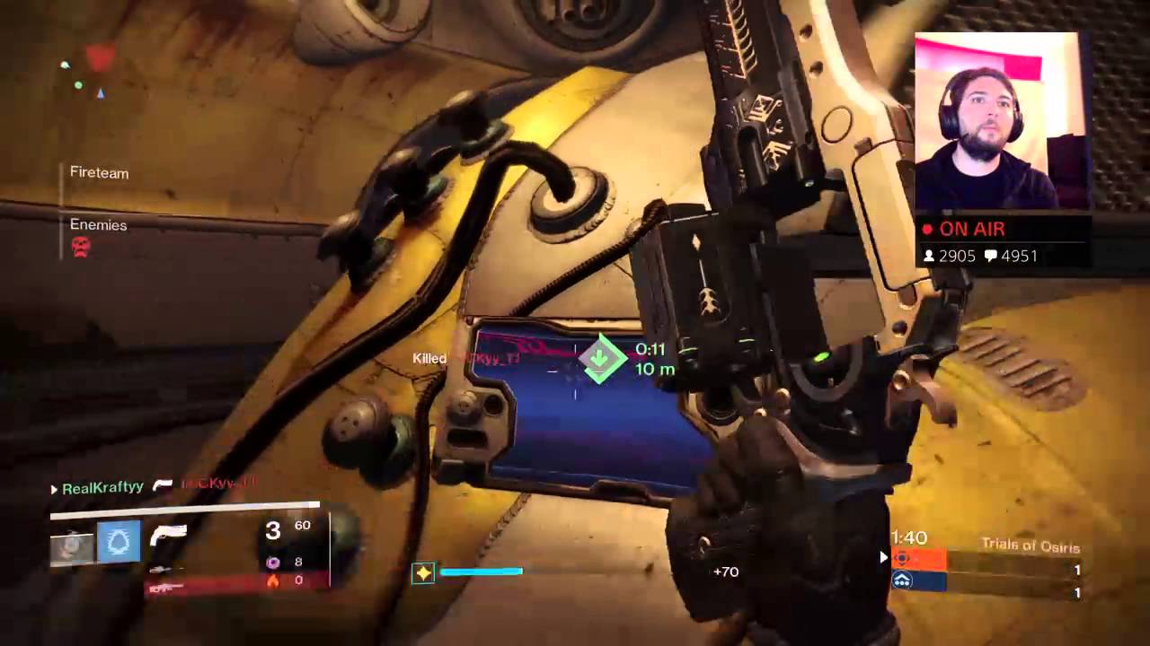 Realkraftyy Vs. Luckyy and Buttwipe (LaB) Destiny Trials Of Osiris