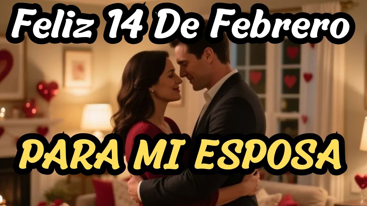 Feliz 14 de Febrero | Para Mi Esposa | Canción de San Valentín | Dia Del Amor y La Amistad.
