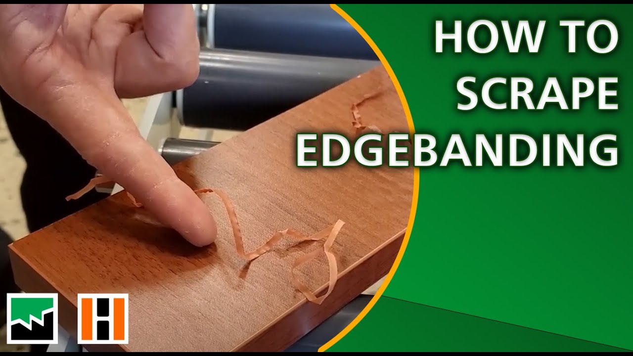 How to align the scraper station on a Holz-Her Edgebander