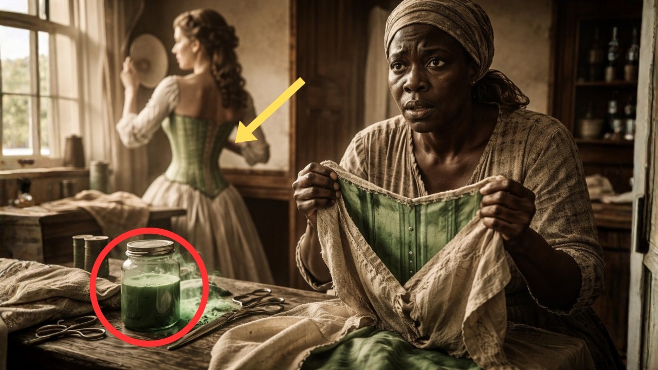 La Costurera Esclavizada y el verde con Arsénico el Corsé que “quemaba” la piel de la Señora.