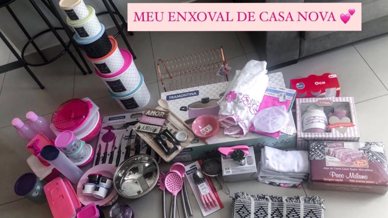 ENXOVAL DE CASA NOVA | O MEU COMEÇO!