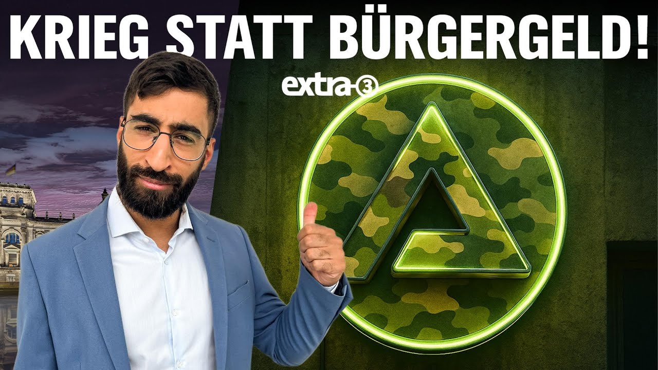 Arbeitslose und Geflüchtete an die Front! Sagt Kawus Kalantar | extra 3