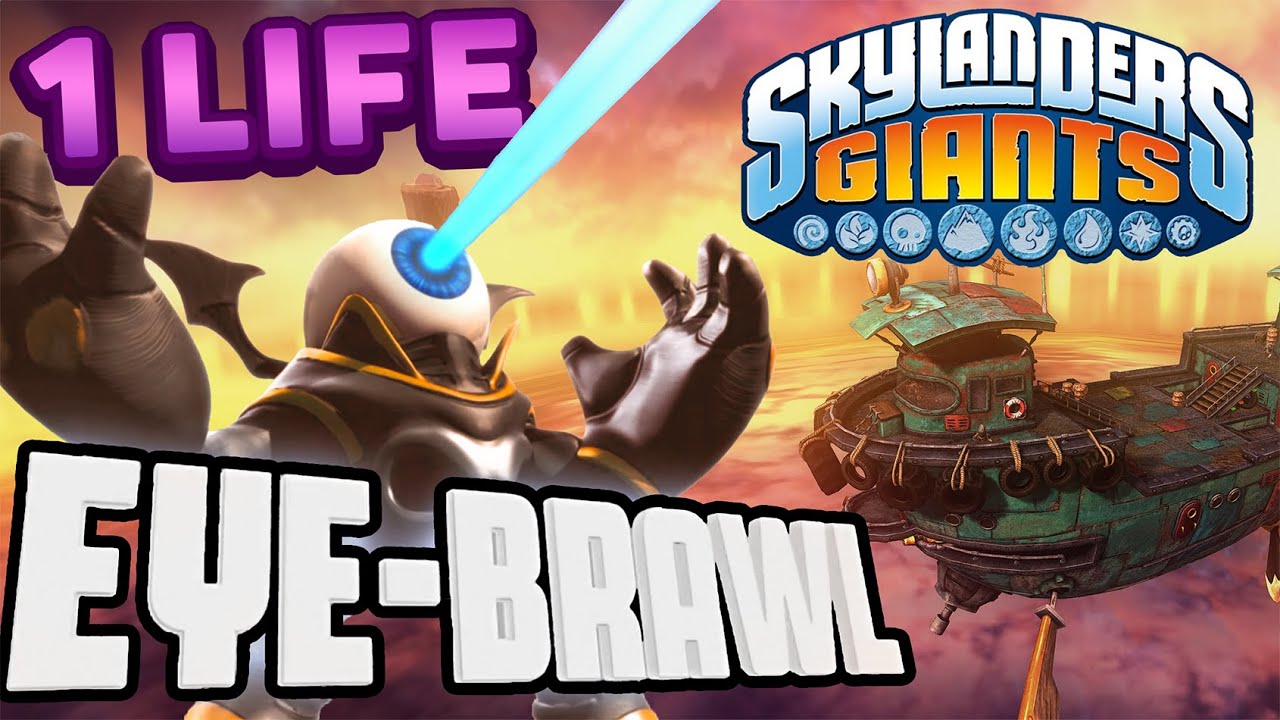 Skylanders Giants EYE BRAWL Solo Run