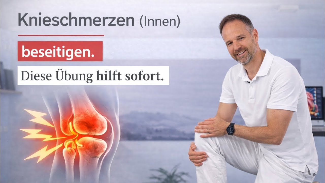 Die effektivste Übung um dich von Knieschmerzen (innen) zu befreien!