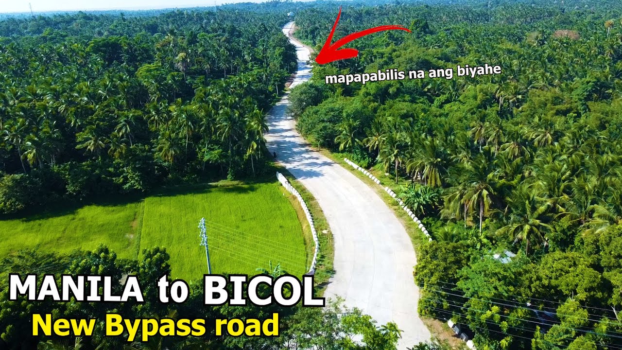 ALTERNATIVE ROUTE MANILA TO BICOL SA BONDOC PENINSULA,AGDANGAN BYPASS ROAD UPDATE