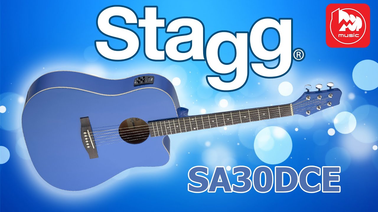 Электроакустическая гитара STAGG SA30DCE