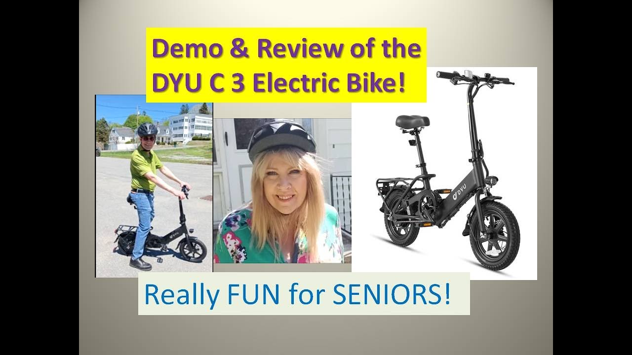 Testing an ELECTRIC BIKE  DYU C 3  Lots of Healthy FUN