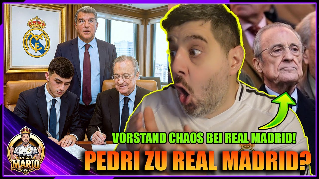 💣💥FIGO 2.0 🤯REAL MADRID will PEDRI von Barcelona⁉️| ⛔CHAOS- REAL MADRID Vorstand SABOTIERT Trainer❌