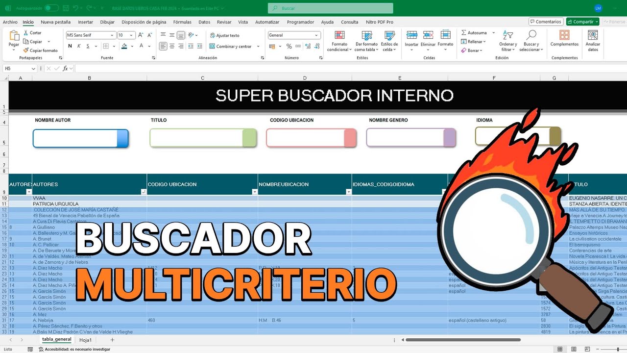 Como Hacer un BUSCADOR SÚPER RÁPIDO en Excel 🔎 (Cuadro de Texto Multicriterio)