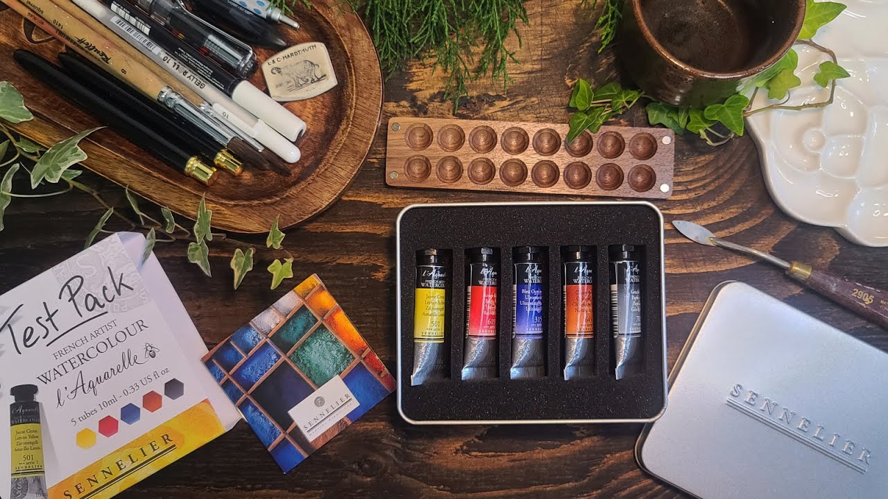 SENNELIER TEST PACK WATERCOLOUR | UNPACKING