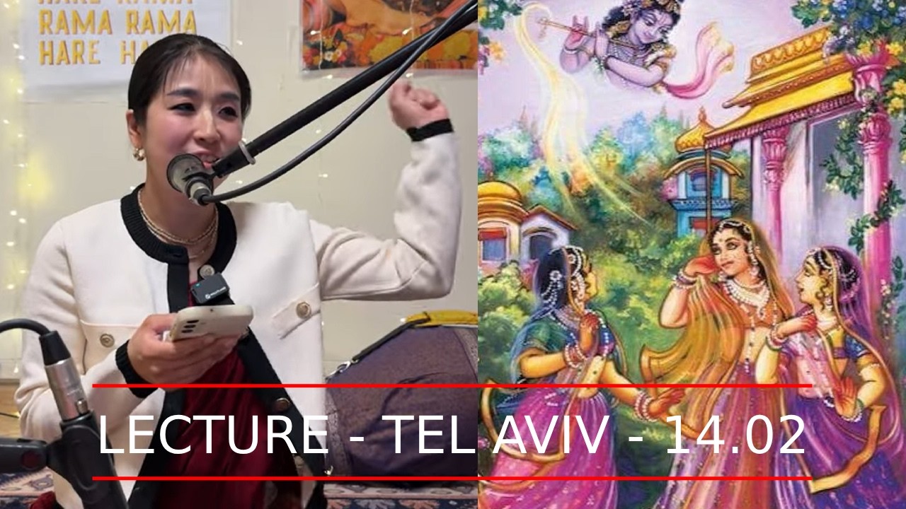 14.02.26 Tel Aviv, Lecture by Mohini Murti Devi Dasi on the Kirtan Mela Festival