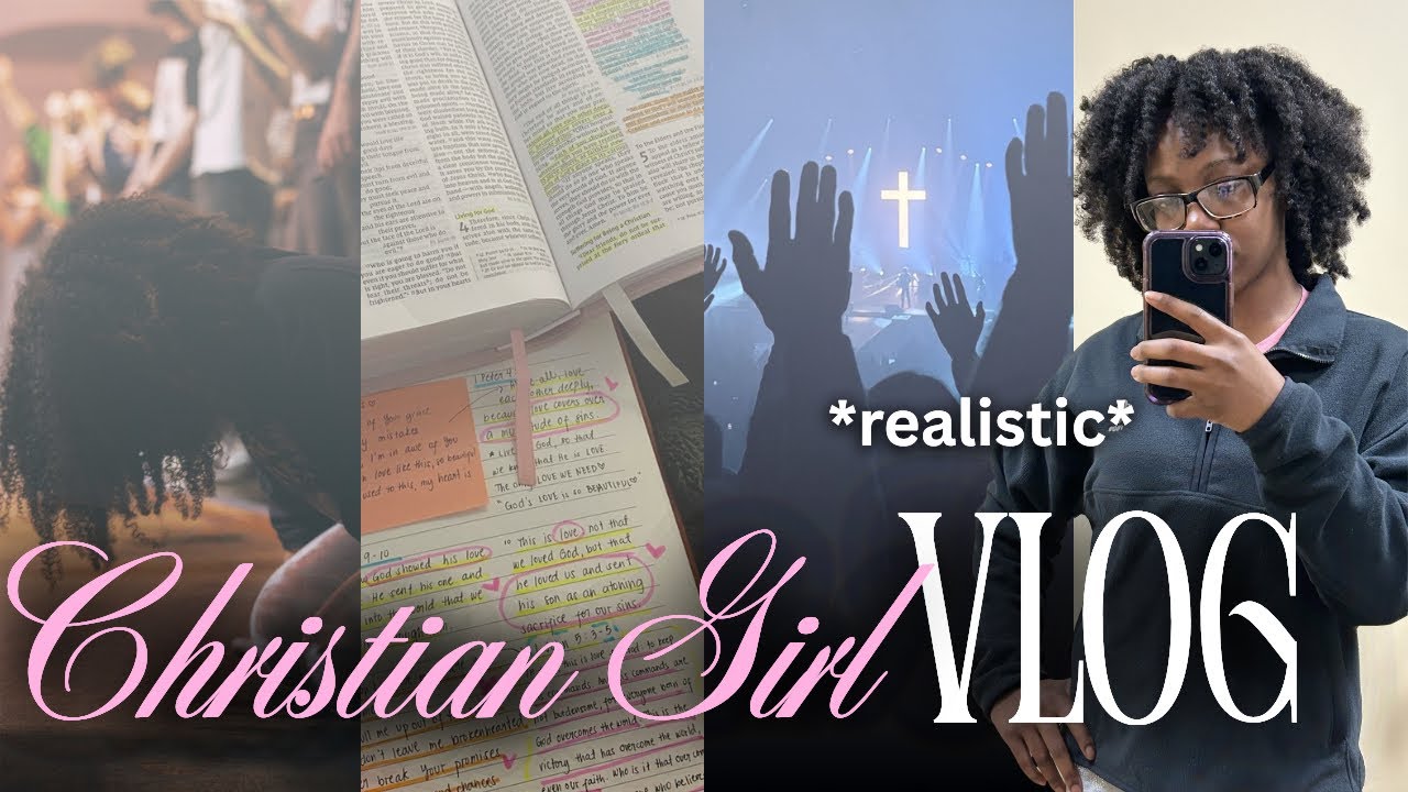 CHRIST CENTERED day in my life 🎀 productive, car playlist, drive w/ me, coffee shop, worship & MORE
