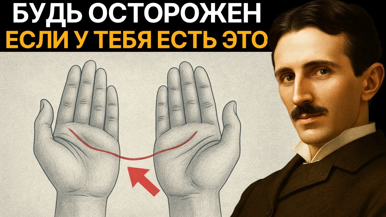 ДУХОВНОЕ ЗНАЧЕНИЕ ПОЛУЛУНИЯ на ладони, ты НЕ ОБЫЧНЫЙ ЧЕЛОВЕК! Никола Тесла