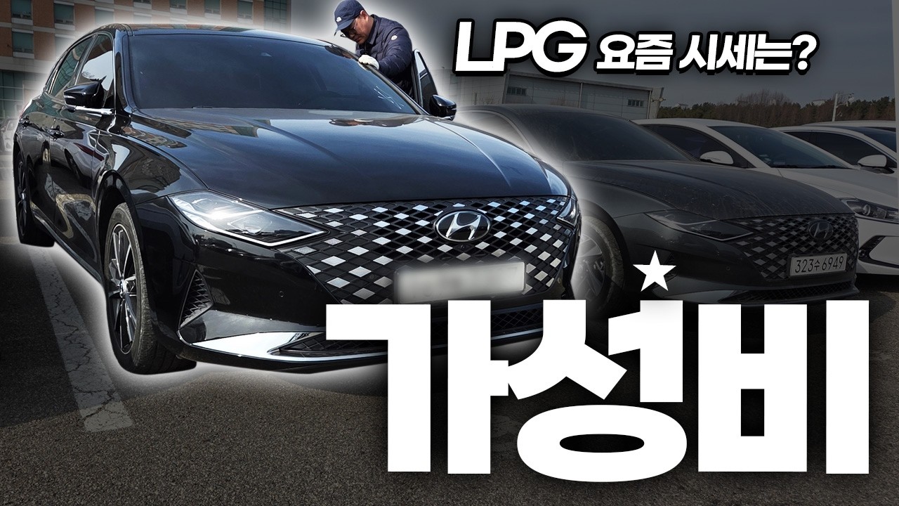 전기차가 비싸다면  LPG중고차가 대안입니다 Feat 중고차경매 가성비차