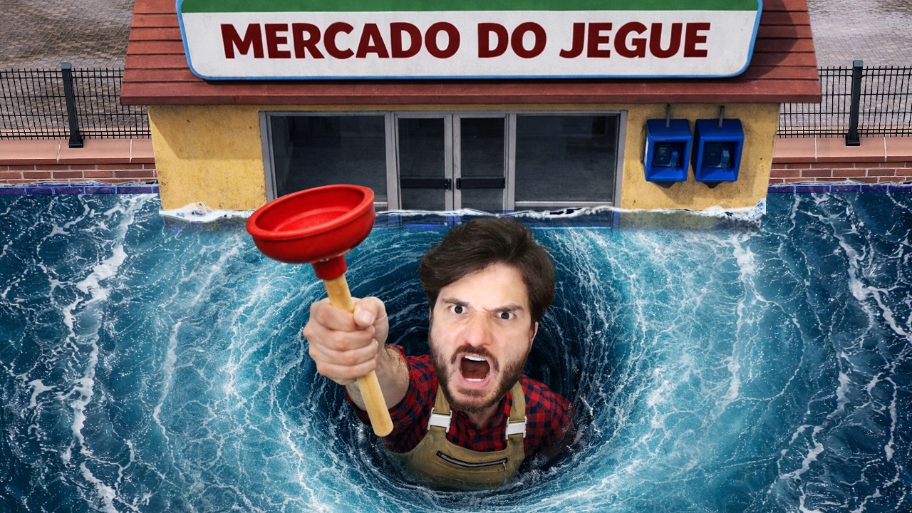 A MINHA CIDADE TÁ DE BAIXO D'ÁGUA E SÓ EU POSSO DESENTUPIR ELA!