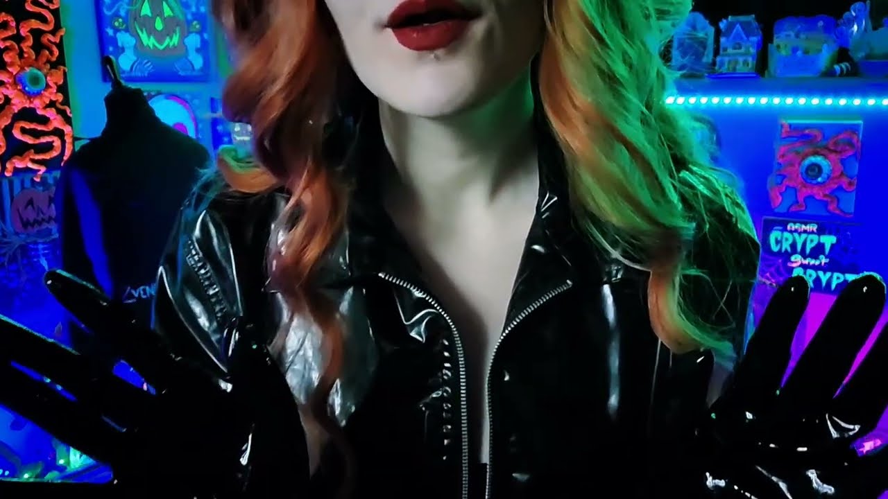 ASMR | Latex Glove Face Sculpting | Inaudible Whispers