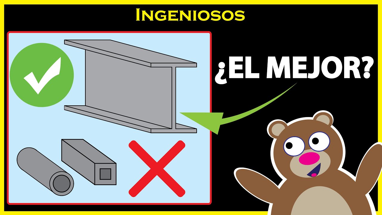 ¿Por qué las vigas tienen forma de I? 😱✔