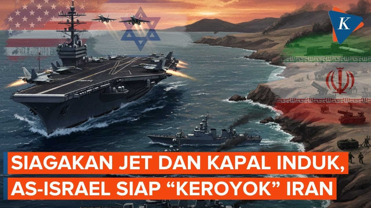 Iran Siaga Perang, Jet Tempur Israel dan Kapal Induk AS Bersatu