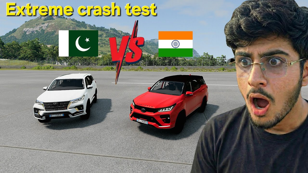 Indian Fortuner Vs Pakistani Fortuner | Beamngdrive