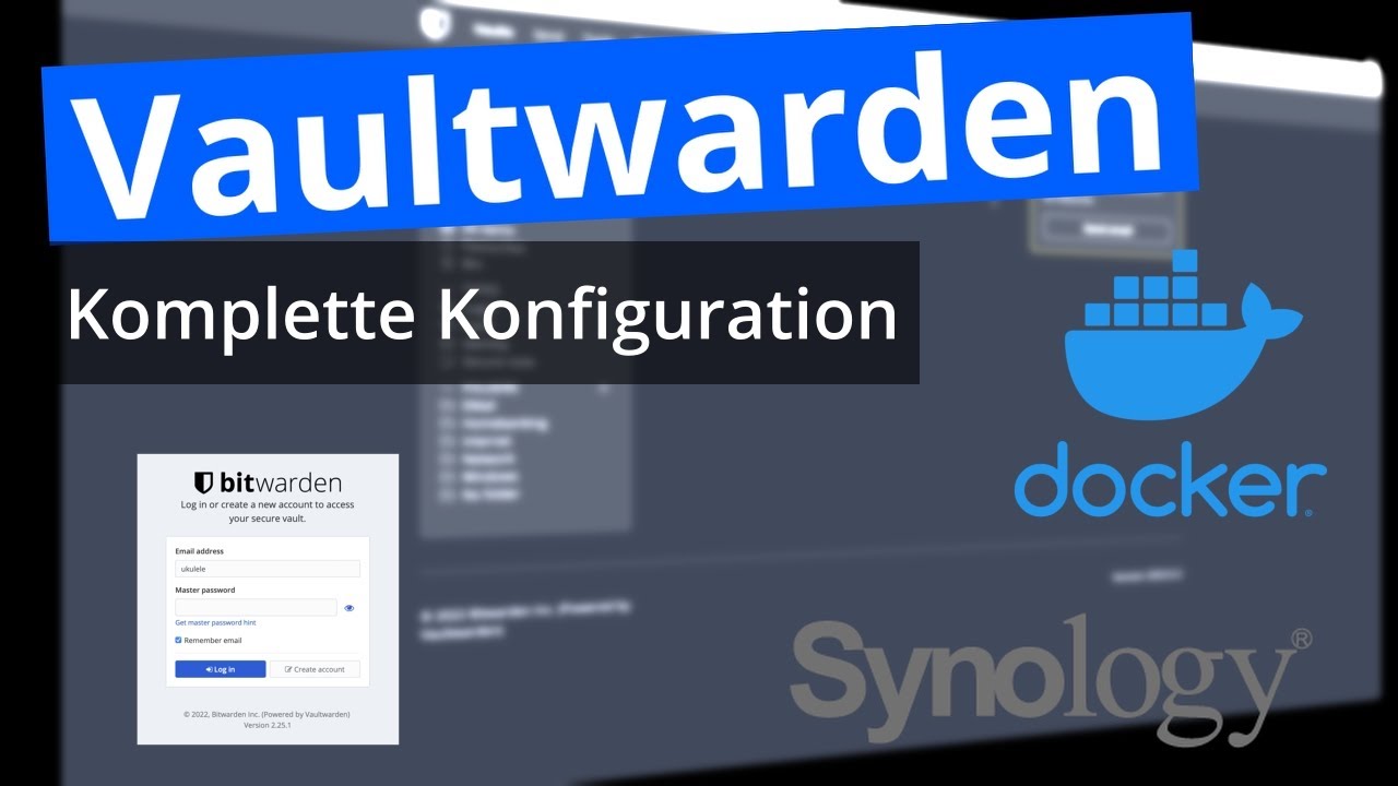 Vaultwarden unter Docker auf Synology installieren