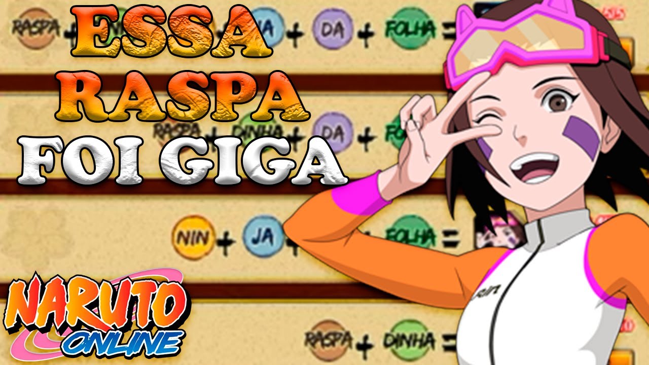 SERIE FREE #14: UPANDO FORÇA COM AS RASPADINHAS - NARUTO ONLINE