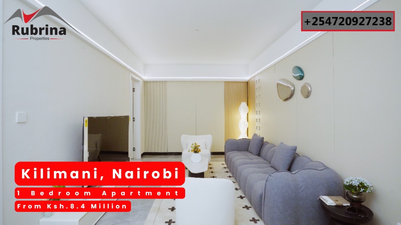 This Is Ksh. 8,400,000 Luxurious 1 Bedroom + Study Ensuite Apartment in Kilimani, Nairobi | Kenya