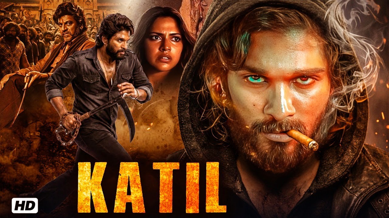 KATIL Full Movie Hindi Dubbed | Allu Arjun Dangerous Gangster Role | Action Thriller HD