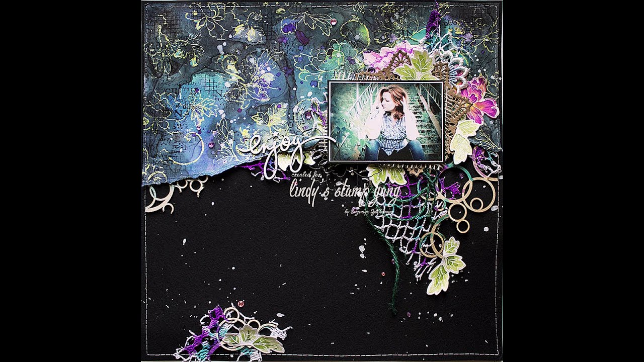 Mixed Media Black Layout  Evgeniya Zakharova