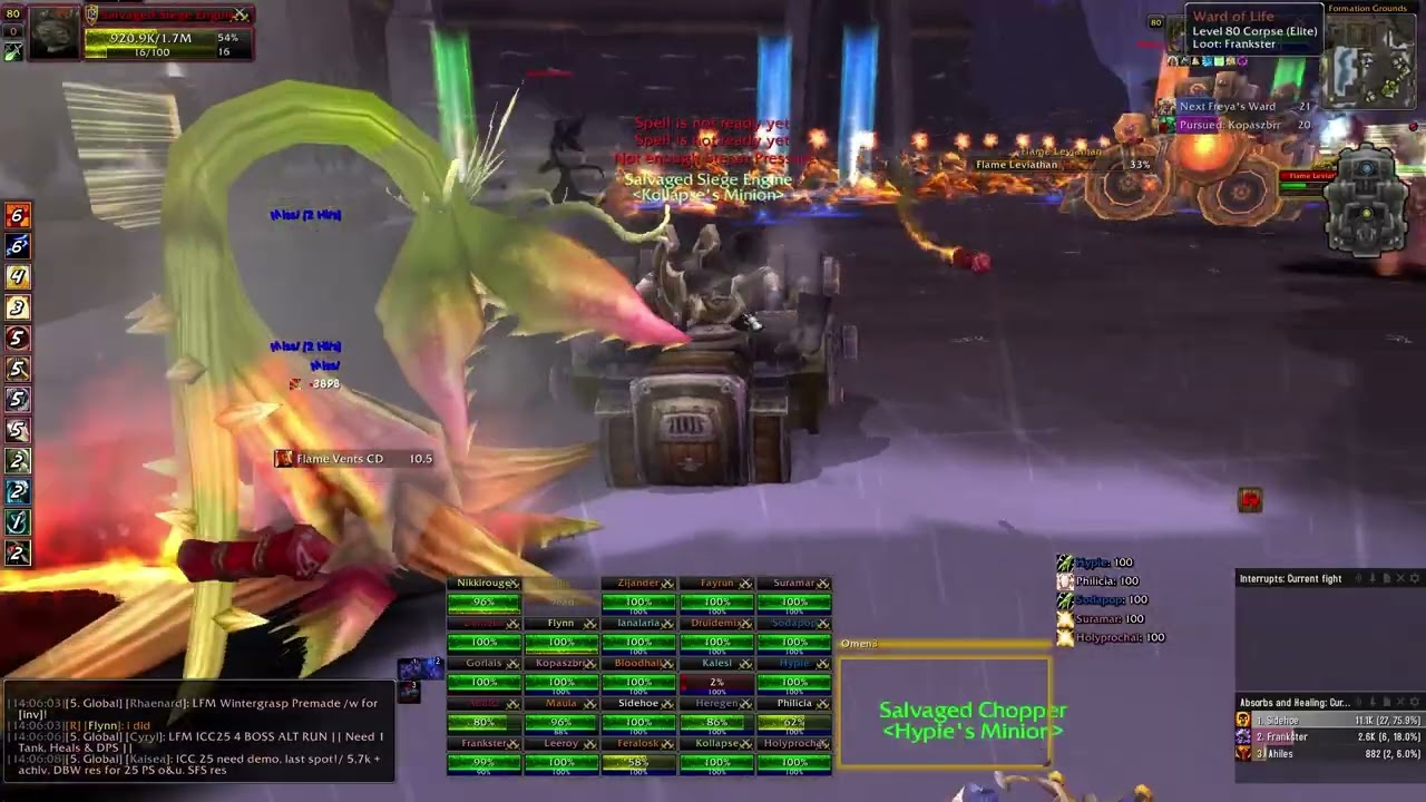 SIEGE POV FLAME LEVIATHAN 25HC ‐ Warmane Lordaeron