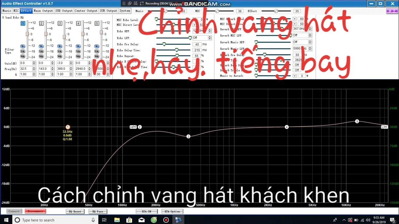 Chỉnh vang số bằng phần mềm máy tính đi show hát nhẹ, tiếng mic sáng, bay- Cùi Bắp Miền Tây
