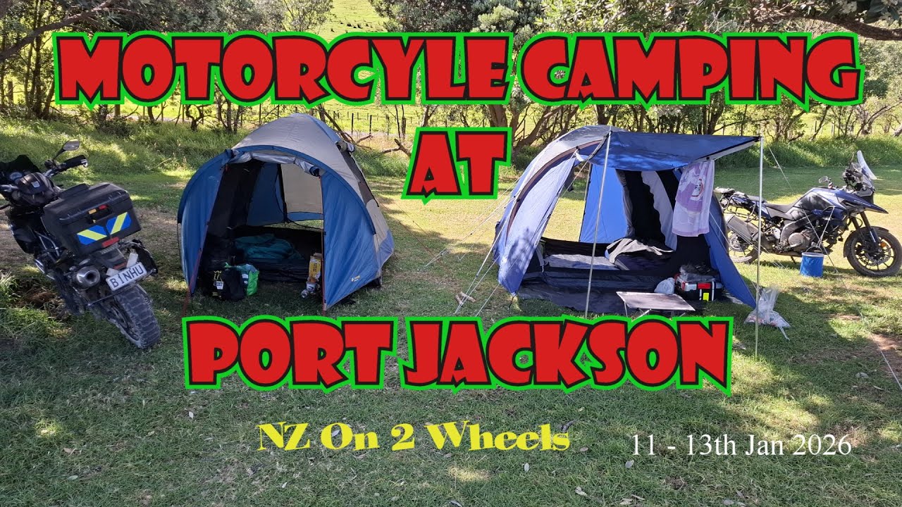 Motorcycle Camping at Port Jackson Jan 2026