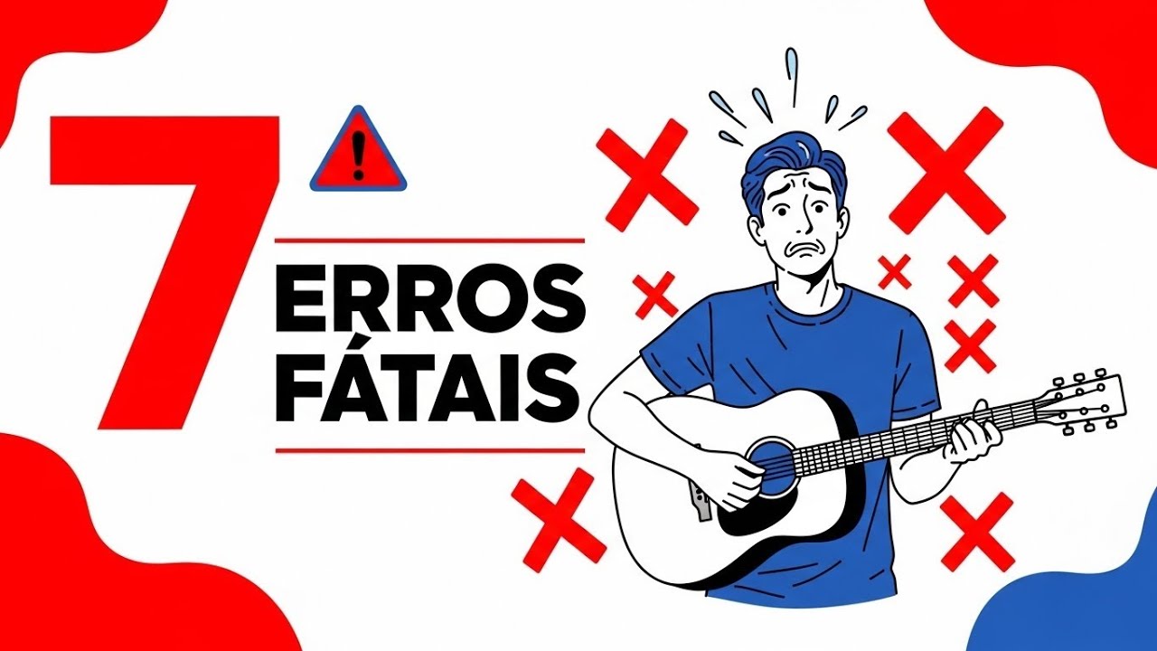 7 Erros que Você Comete Quando Quer Aprender Violão (Resumo)