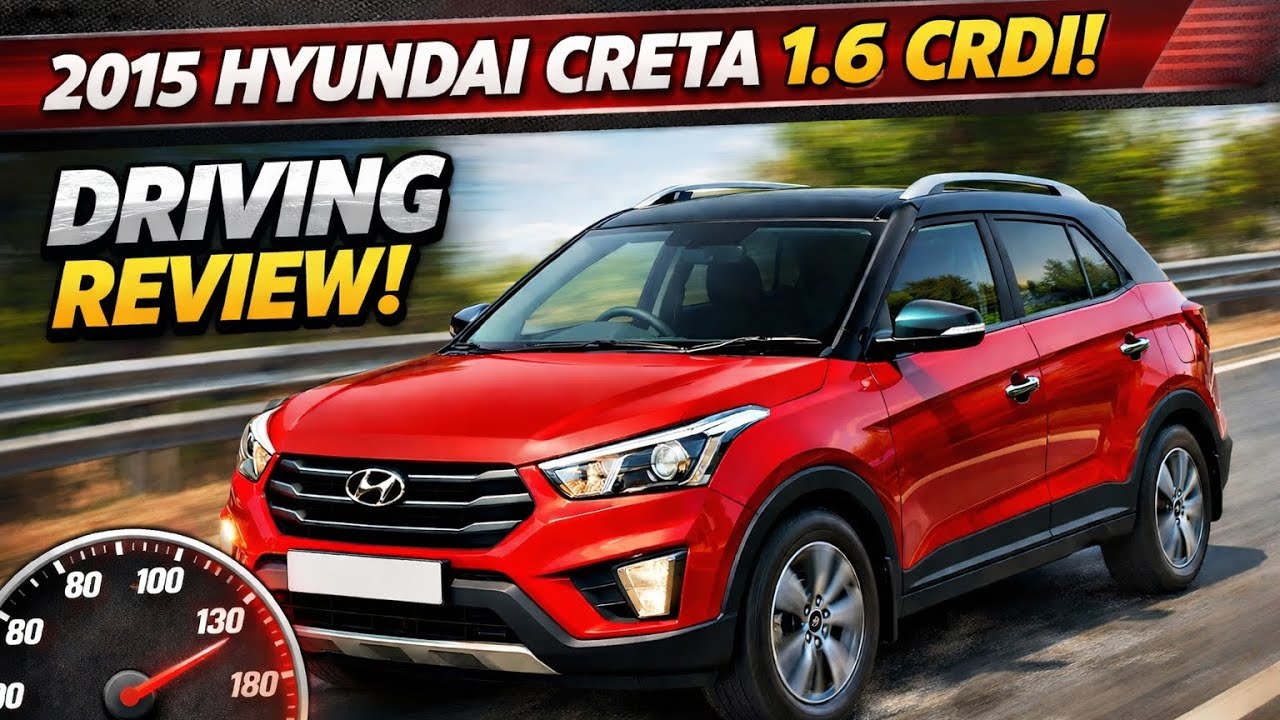 Hyundai Creta 1.6 CRDI 2015 - Driving Review |