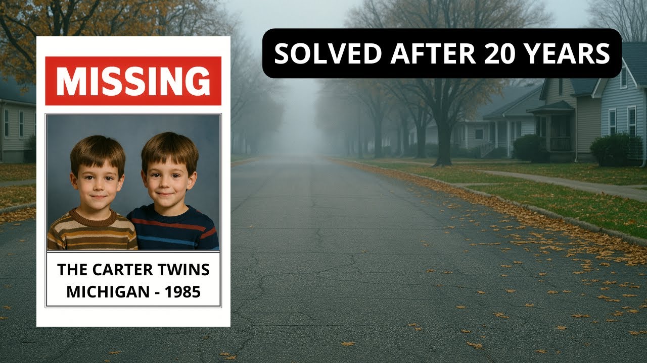 SOLVED: Michigan Cold Case  -The Carter Twins- 6-Year-Old Brothers Disappear Walking to School, 1985