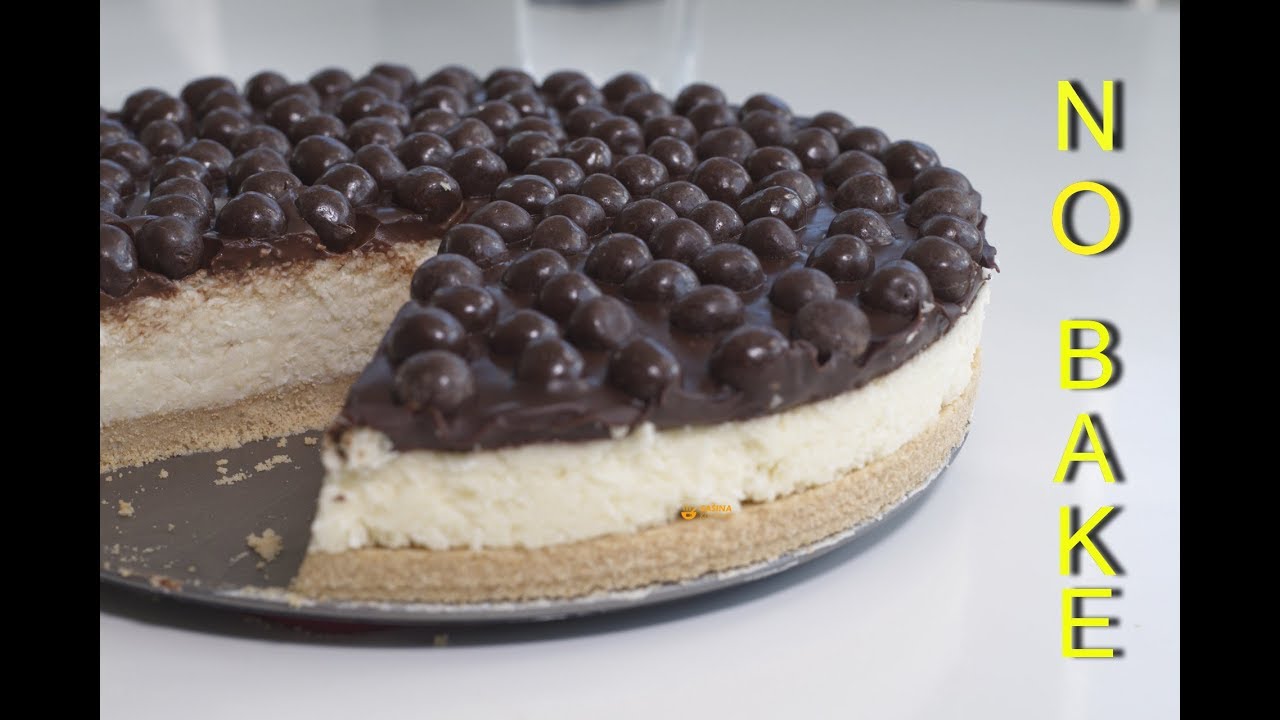 No-bake Coconut and Chocolate Cheesecake Recipe ASMR - Sašina kuhinja