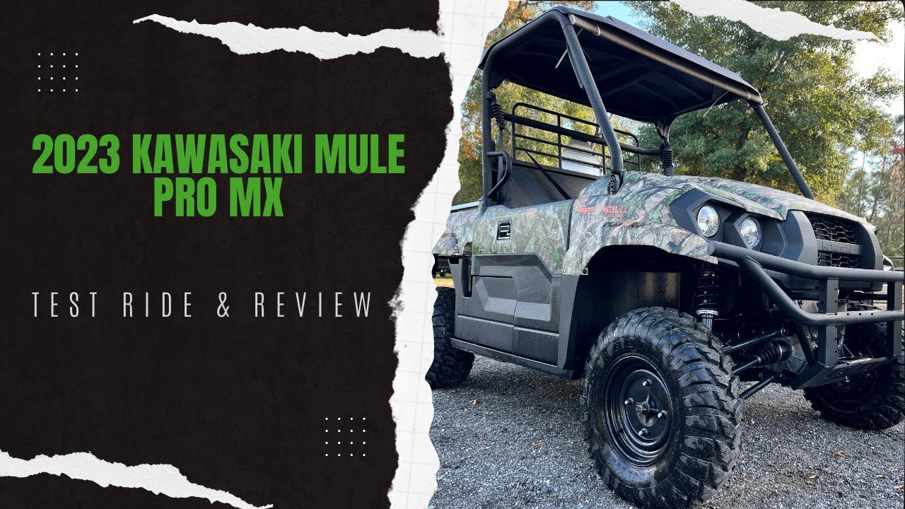 2023 Kawasaki Mule PRO MX Camo Test Ride and Review