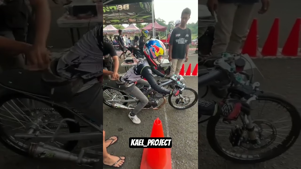 Test Satria Fu 200 cc Rider:Osenk_Taxian❗❗❗❗❗(Setting)#shorts#repost#dohc_engine#suzuki#fu200cc#500m