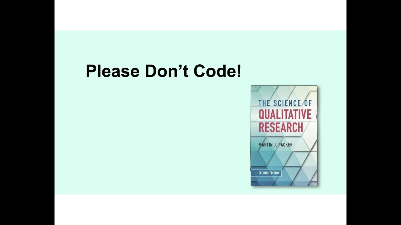 Packer on QUAL Please Don't Code!