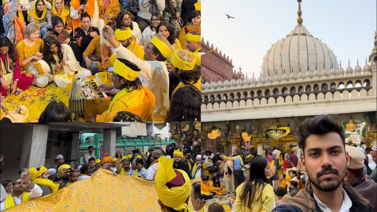 Basant Panchami at Nizamuddin Dargah Delhi | Full Vlog | New Delhi India 🇮🇳