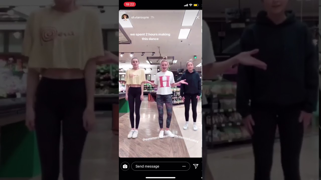 Olivia Rouyre | Summer McKeen dancing in Whole Foods