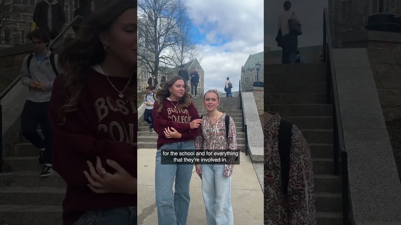 Asking our students why they chose Boston College 🦅 #bostoncollege #college #shorts