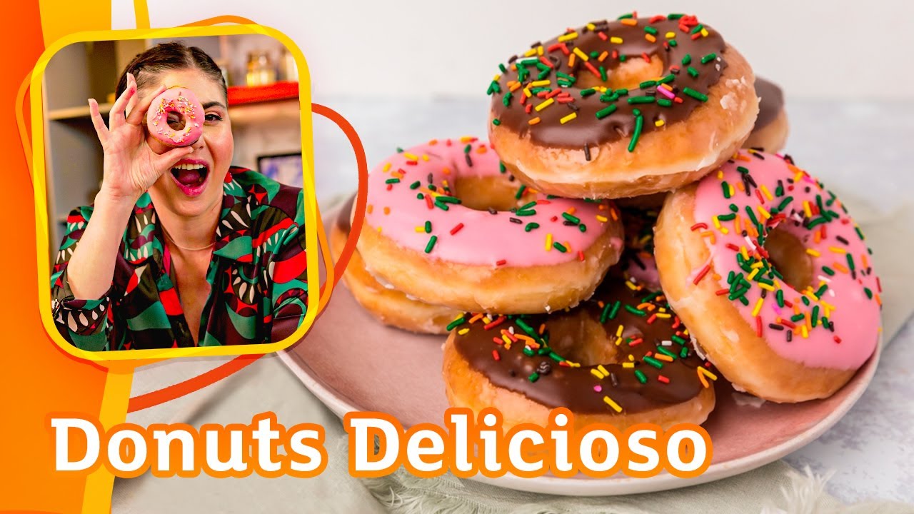 DONUTS FOFINHO IGUAL DE PADARIA | RECEITAS NA AIRFRYER