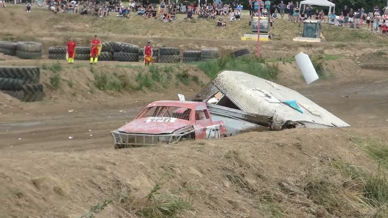 Stock Car Grimmen Juni 2023 Wohnwagenrennen