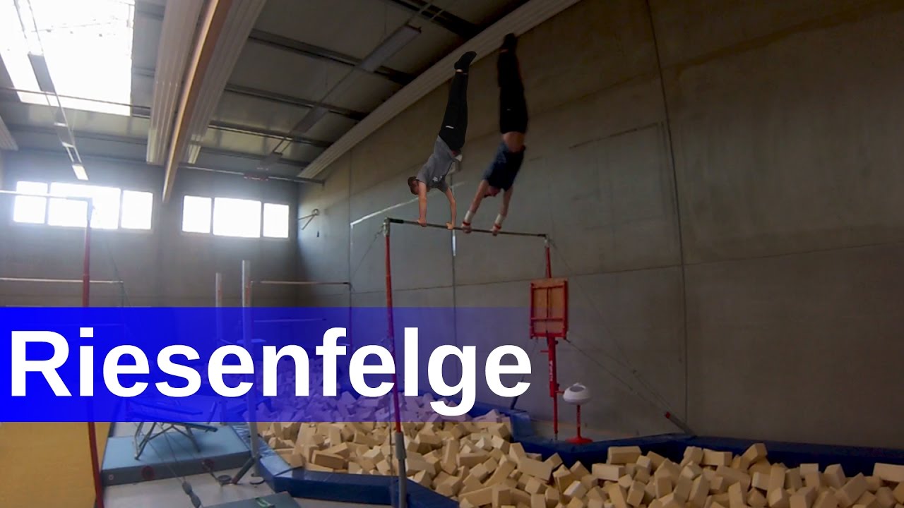 Wie lerne ich eine Riesenfelge im Turnen?