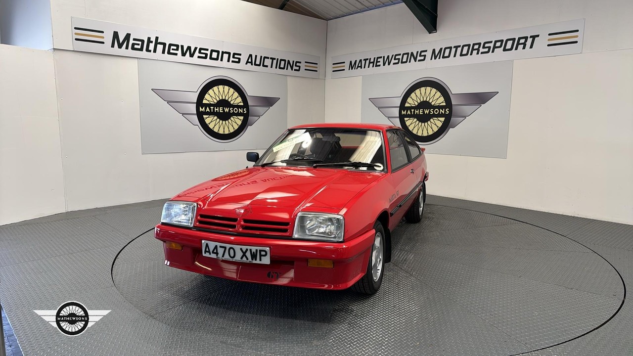 1983 OPEL | Mathewsons Classic Cars | Auction: 15, 16 & 17 April 2026