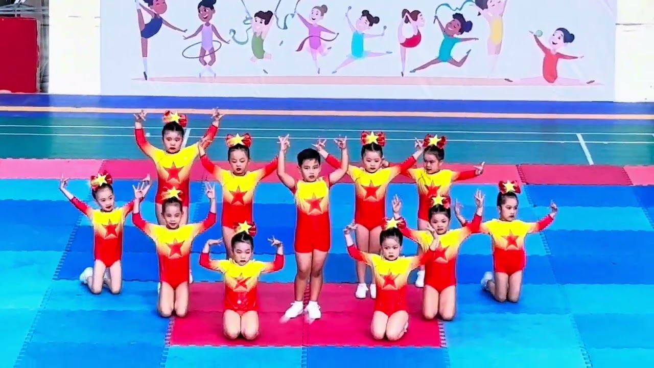 Aerobic thi đấu khối mầm non 2025 | Việt Nam Ơi