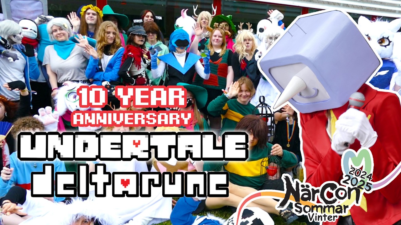 10 YEARS OF UNDERTALE & Deltarune Cosplays (NärCon 2024 & 2025)